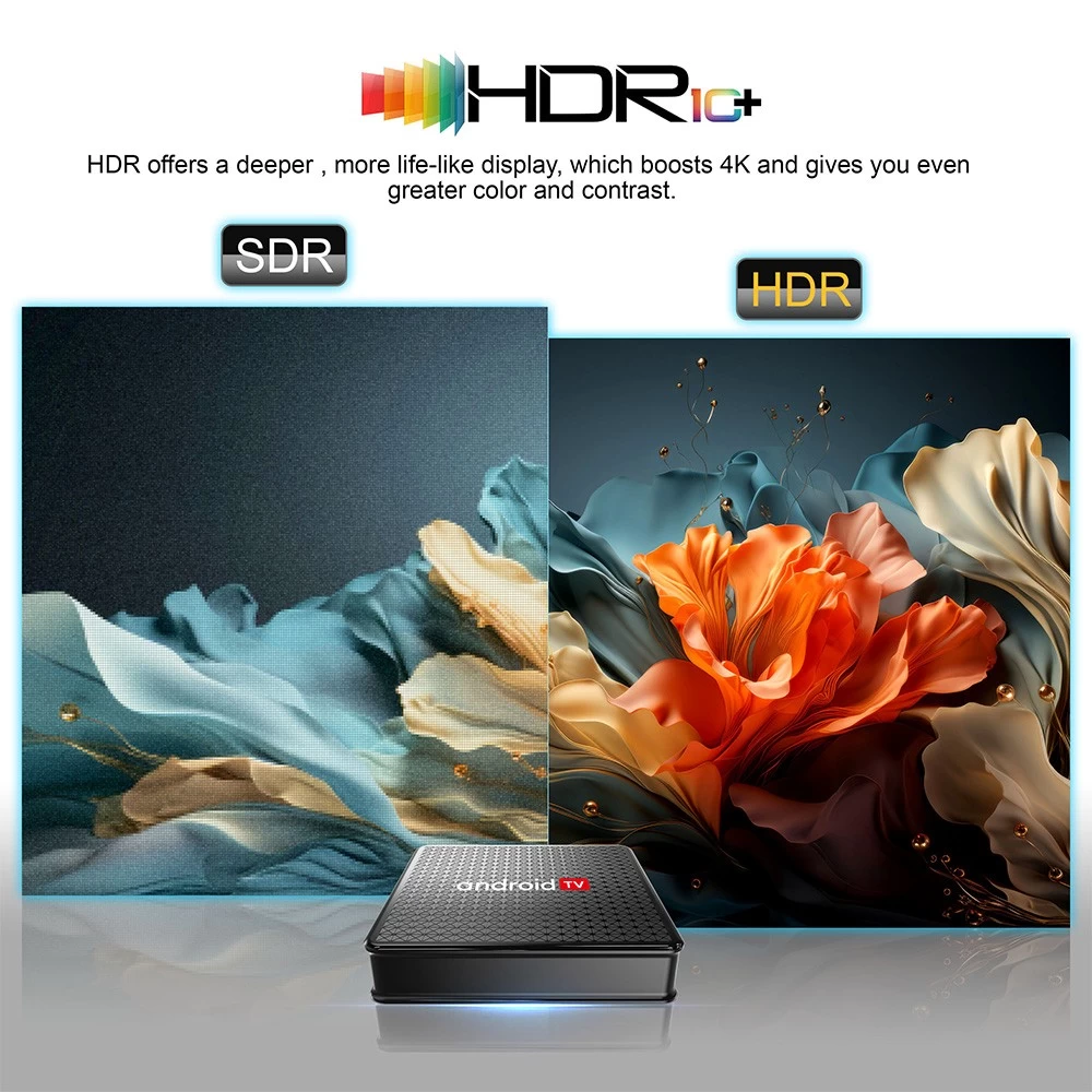 Allwinner H313 Quad Core WiFi 6 Android 10 Google ATV Voice Control 4K ULTRA HD Set Top Box