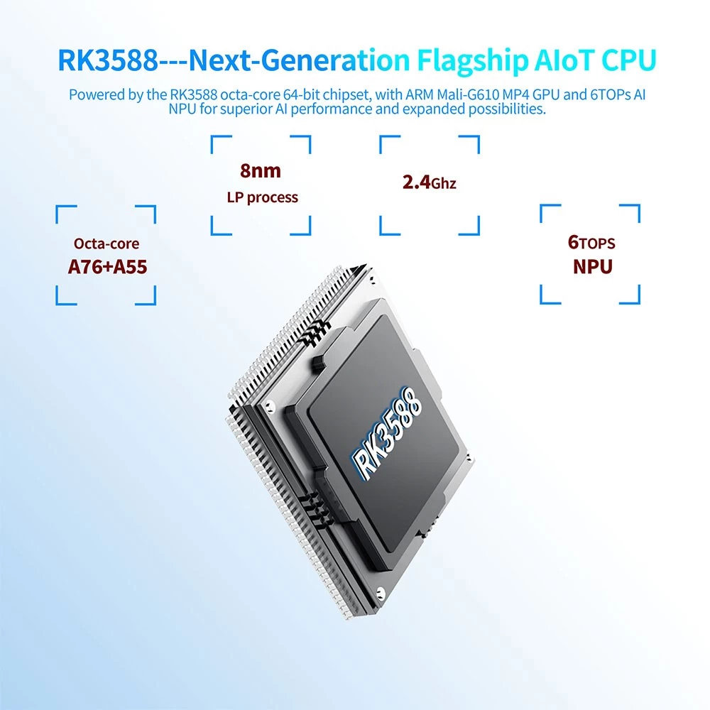 Rockchip RK3588 Octa Core Android 12 LCD Controller Board 4K 8K Ultra HD AI Artificial Intelligence