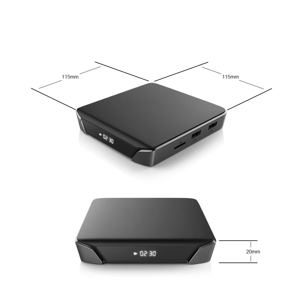 Amlogic S905Y5 Quad Core ARM G31 MP2 GPU Android 14 WiFi 4 WiFi 5 WiFi 6 4K2K HDR10 TV Box