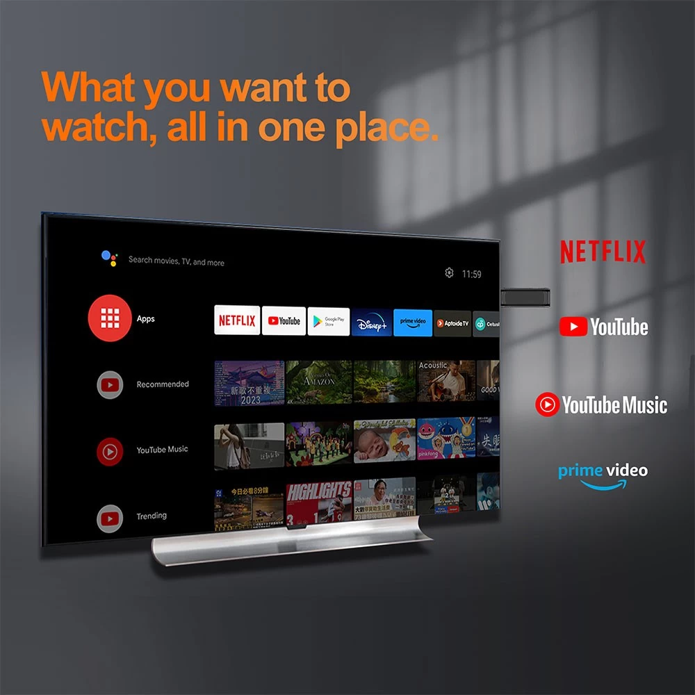 Custom Allwinner Android TV Stick 4K | Android 10 Streaming Stick | OEM/ODM Solutions by SZTomato