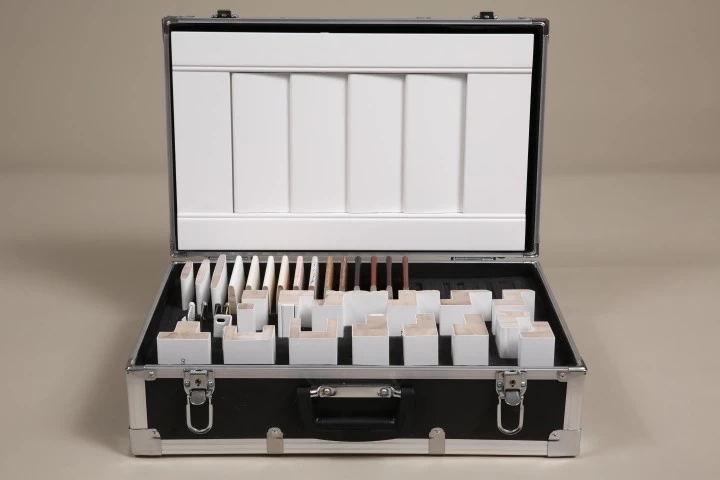 Proveedor de caja de muestra de obturador de China, caja de muestra de obturador de madera