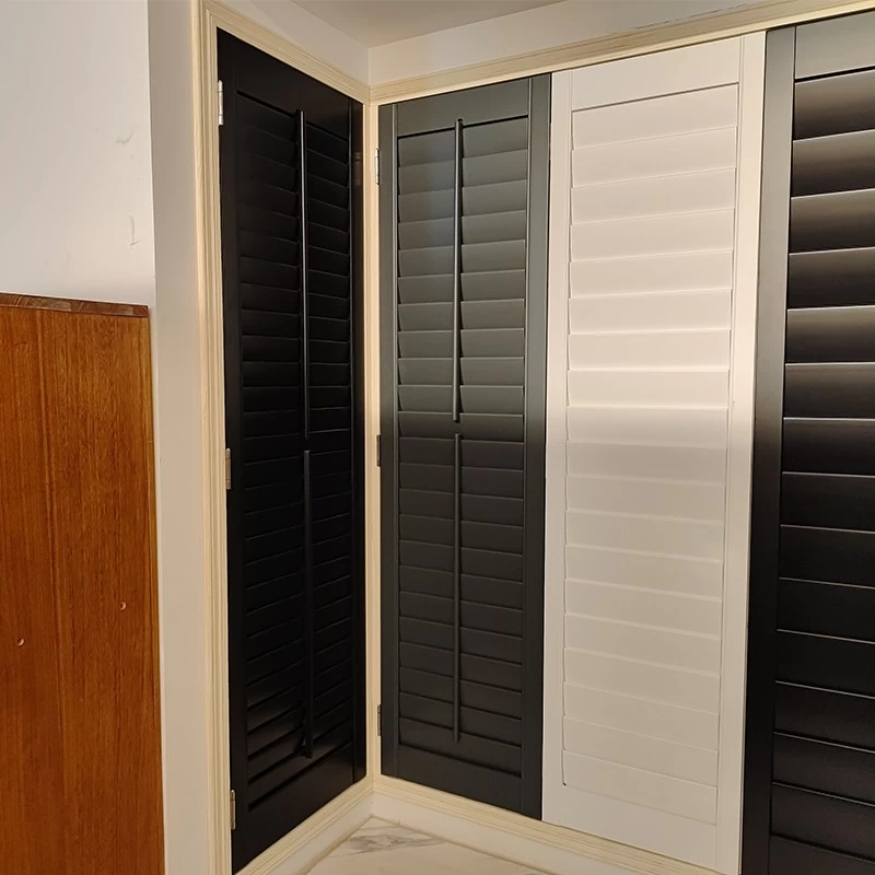 Bay window shutters,Paulownia wood shutter,shutter supplier