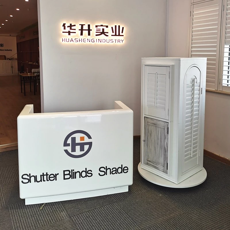 중국 플랜테이션 셔터 디스플레이 스탠드, 창 셔터, 나무 셔터, 알루미늄 셔터 제조업체