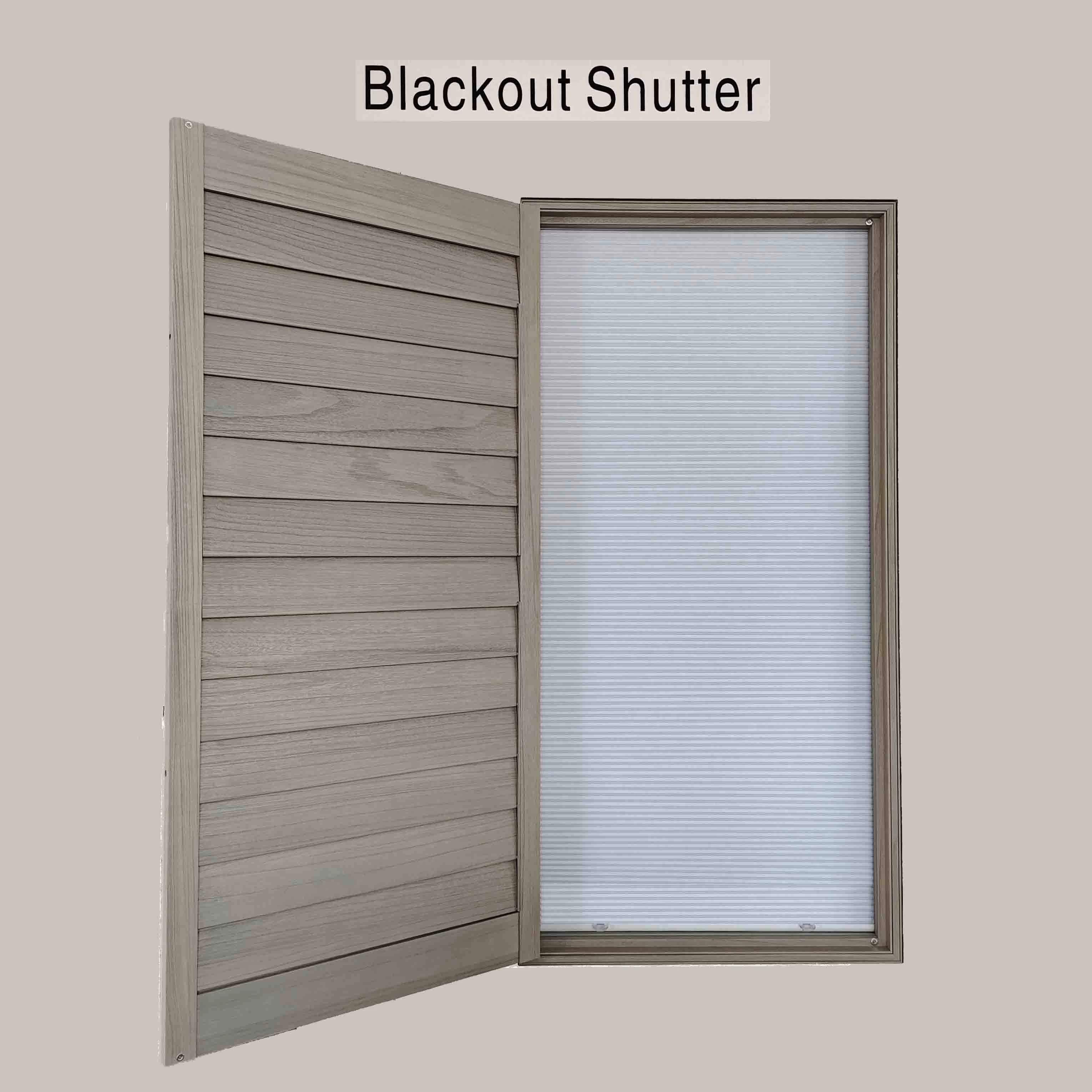 China Paulownia shutter Back honeycomb window shutter,wooden shutter manufacturer