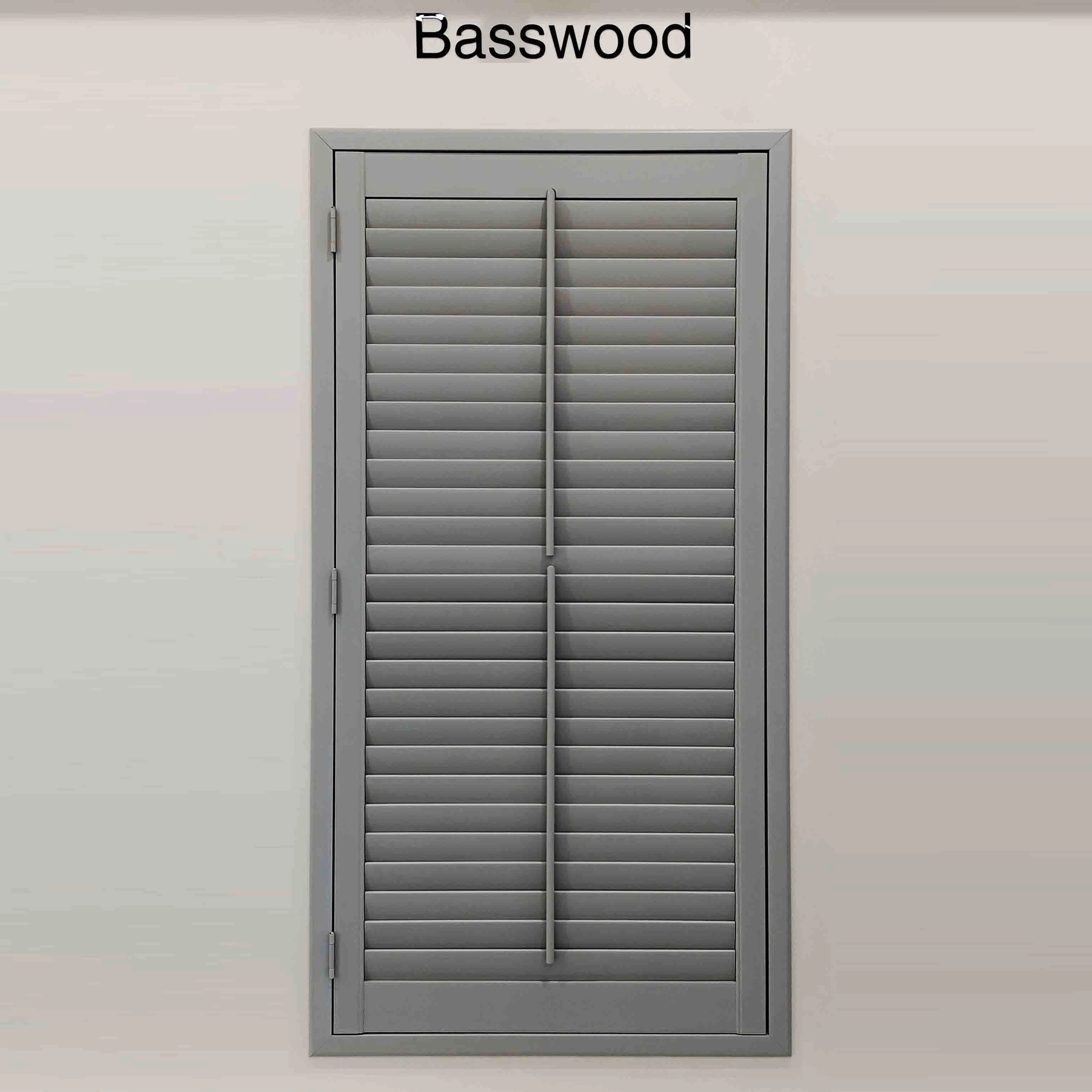 China Basswood window shutter supplier,middle rod shutter manufacturer