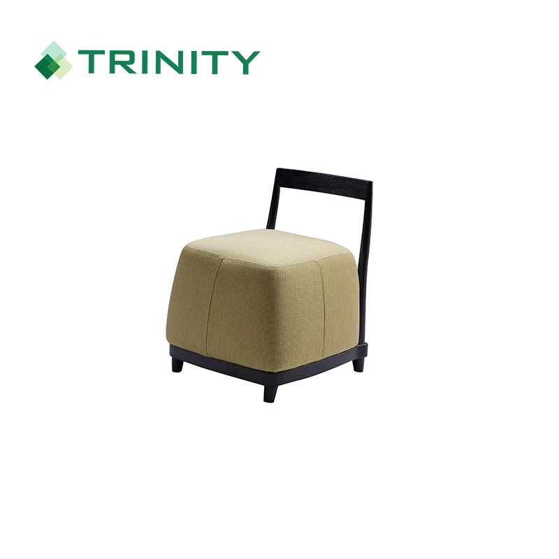 China 5-Star Hotel Tropical Style Low Back Dressing Chair Ottoman Stool manufacturer