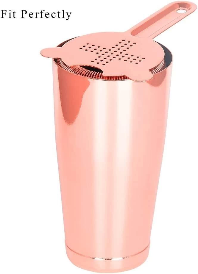 Bar Tool Copper Cocktail Strainer Stainless Steel 304 Rose Gold Bar Strainer