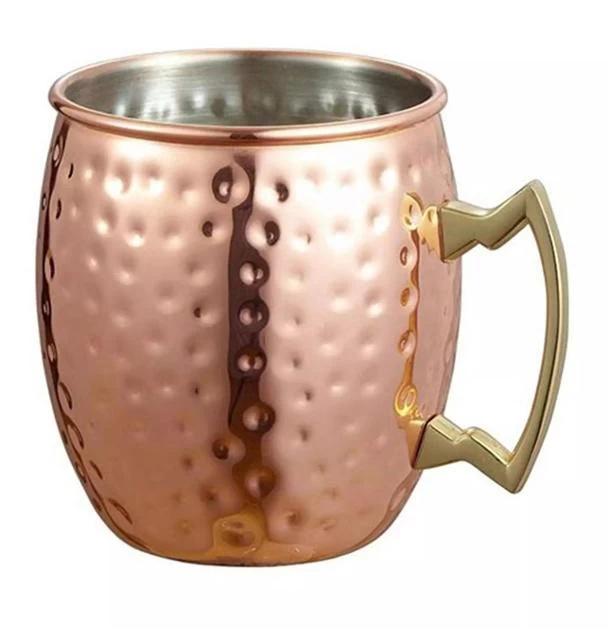 China Stainless Steel Barware Copper Moscow Mule Mug Manufacturer