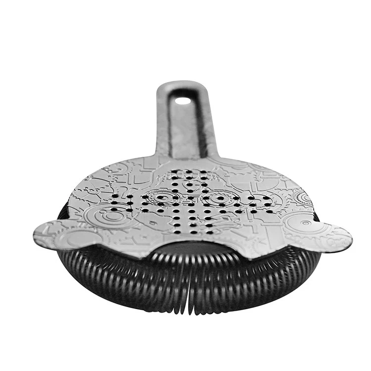 China stainless steel bar tools cocktail strainer manufacturer