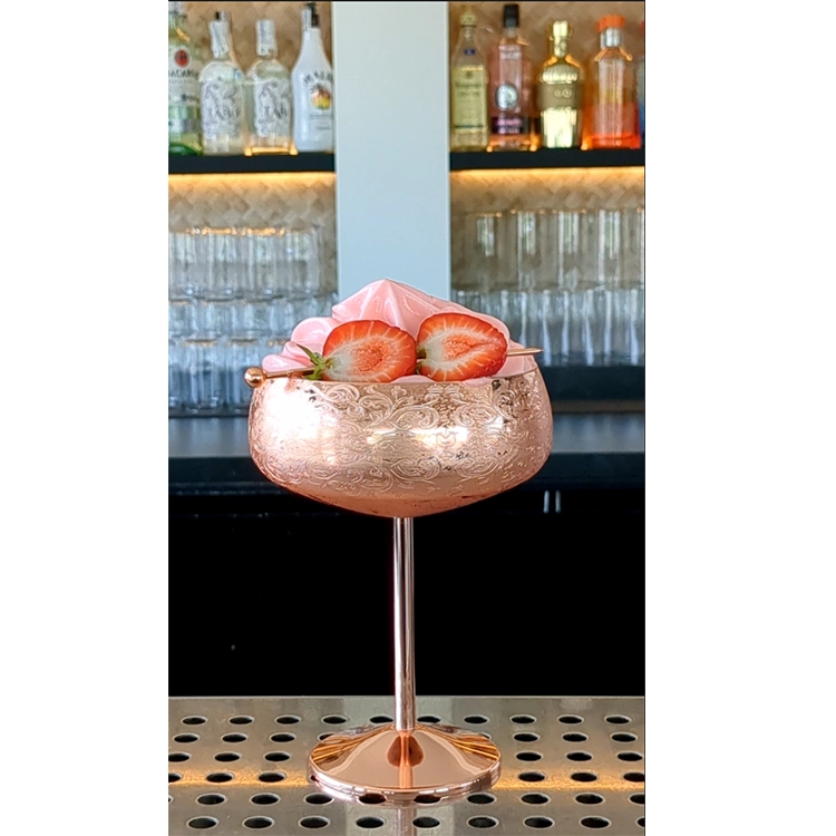Martini-Glas im Barockstil