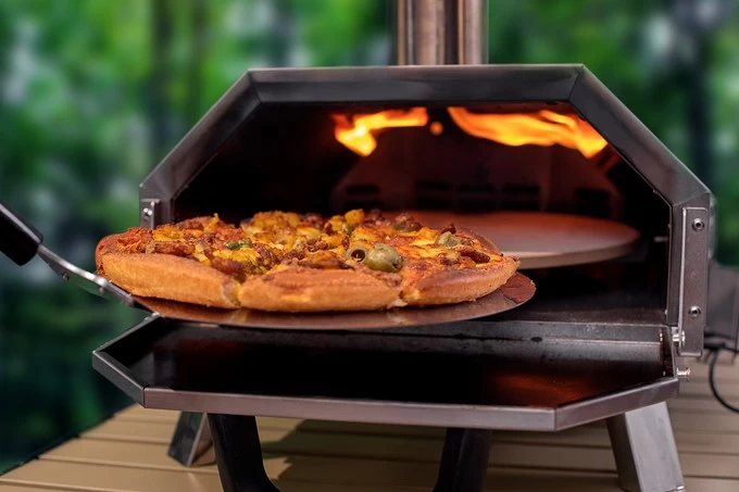 Automatic Rotating Outdoor Pizza Oven 12