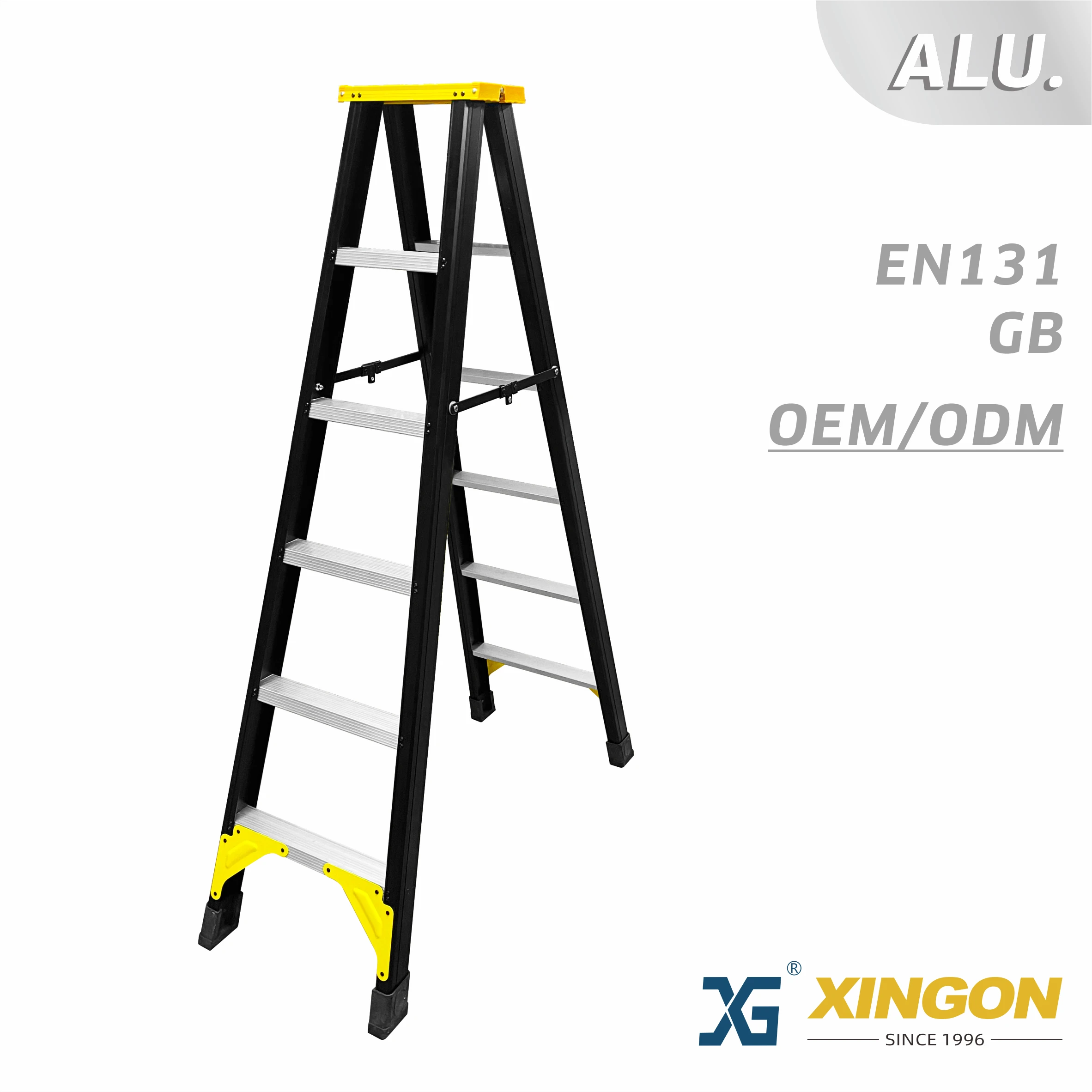 Chine XG-323A 【ALUMINUM】 Household Black Step Ladder - COPY - 395lb3 fabricant