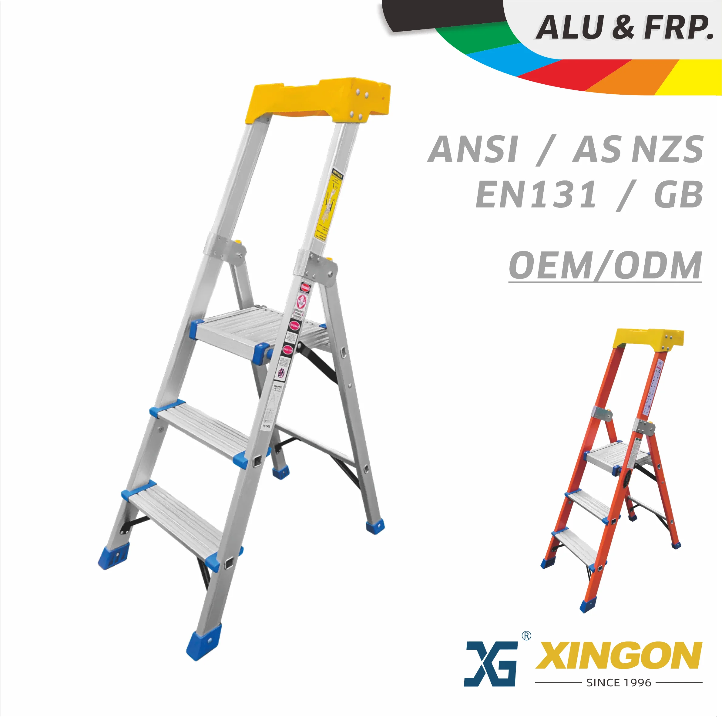 XG-337A/F 【ALUMINUM / FIBERGLASS】 Household Tools Ladders - COPY - 5a5ni1