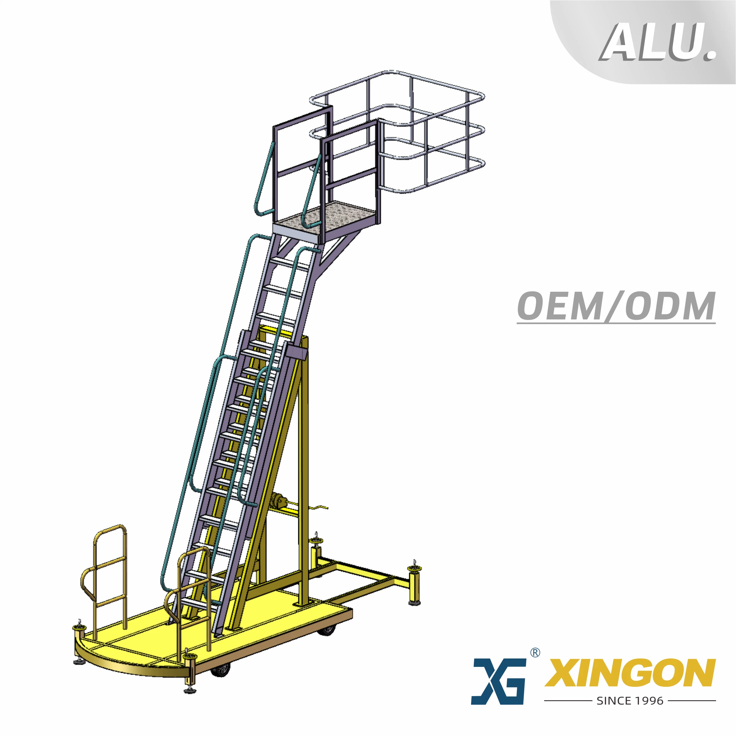 SYC118TC - 液压两级桅杆堆垛机，载重1000公斤（2204磅）+ 118英寸- CSA和UL认证— House Of Contractors  Inc., image size:2364x2364