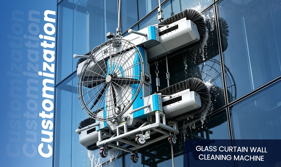 Customized‑Glass Curtain Wall Cleaning Machine