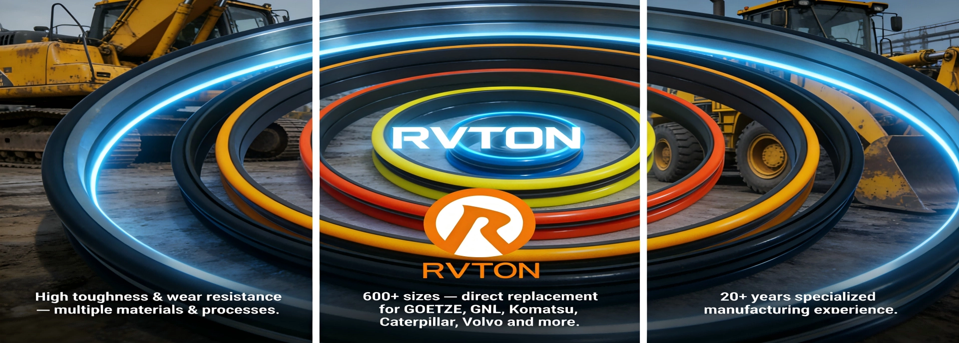 Get Reliable Floating Seals for Your Heavy Machinery from RVTON