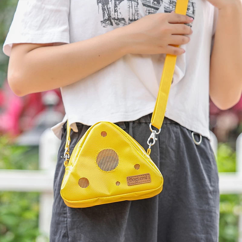 Cheese Shape Pet Backpack