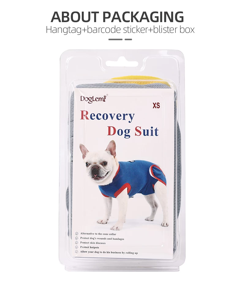 Dog Leg Recovery Sleeve to Stop Licking Wound, Cone Collars Alternative,  Scratch Resistant Dog Recovery Suit, Waterproof Dog Leg Wound Protector to