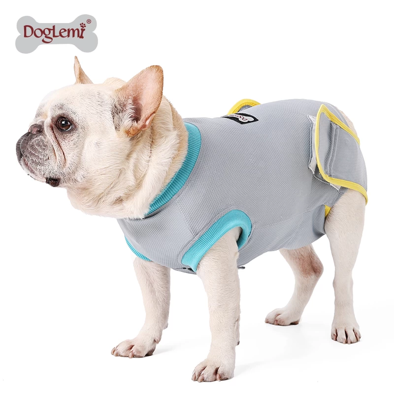 China Surgery Recovery Suit Wounds Bandages Soft Breathable Snuggly Anti-Licking Pet Surgical Recovery Suit for Male Female Dogs Cats manufacturer