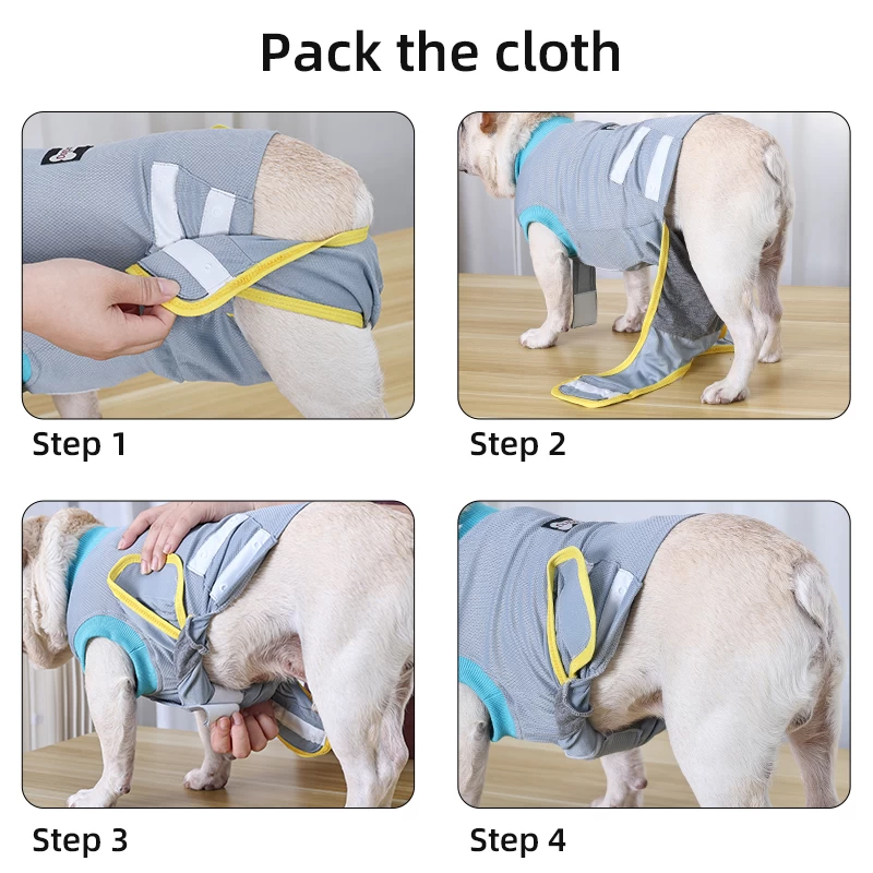 Dog Leg Recovery Sleeve to Stop Licking Wound, Cone Collars Alternative,  Scratch Resistant Dog Recovery Suit, Waterproof Dog Leg Wound Protector to