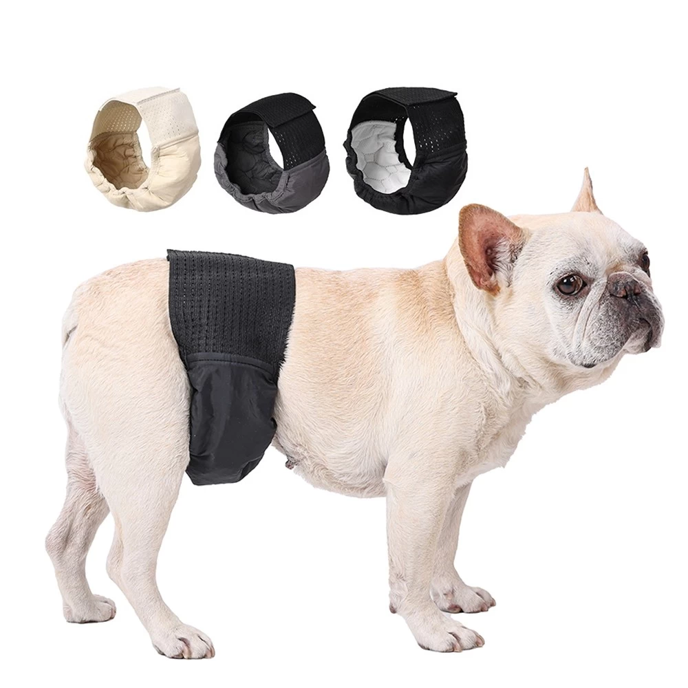 China Reusable Washable Classic Male Dog Bottom Diapers manufacturer