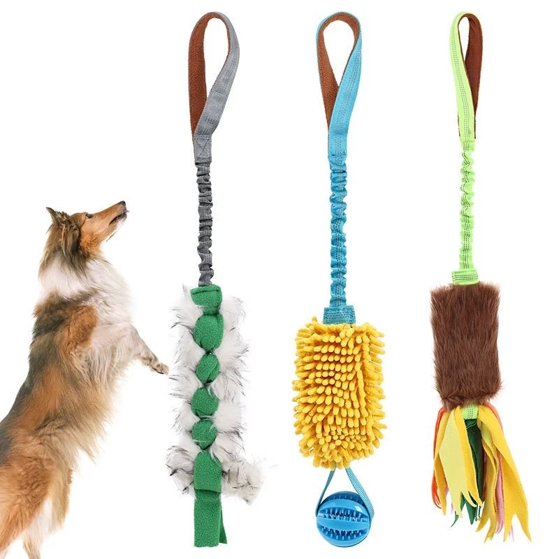 China Direct factory dog Rope Toys for chew Training bungee tough rope for Tug of War Dog Toys manufacturer