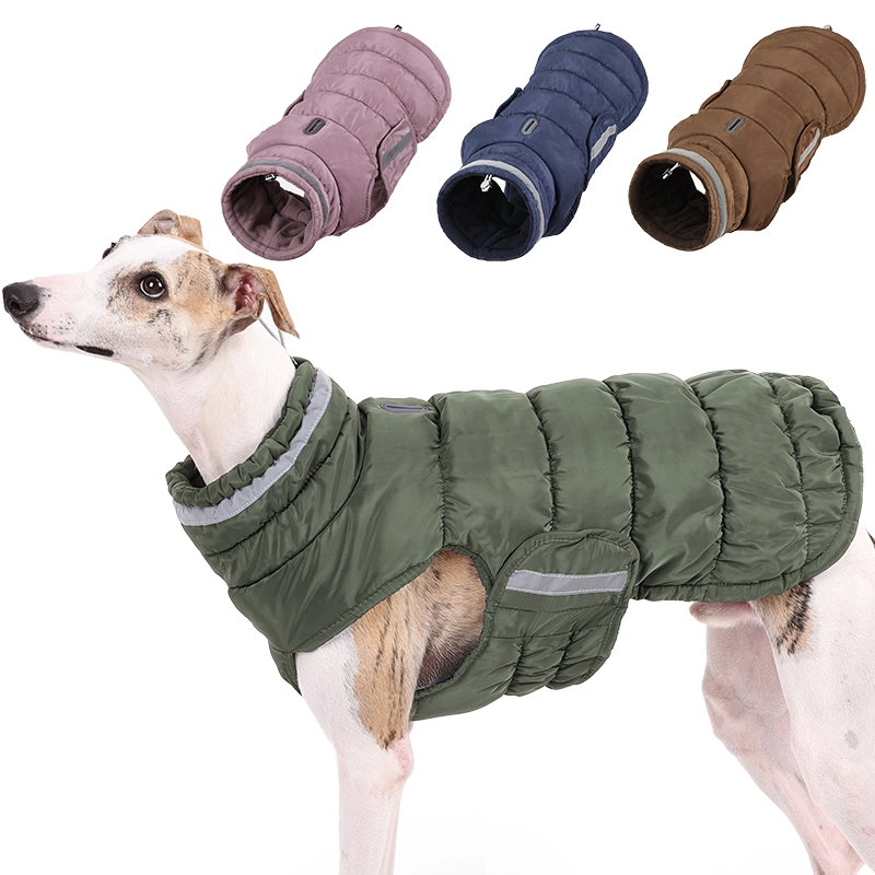 China Luxuriöse Winter-Hundejacke, reflektierende Fleece-Haustierkleidung, große Hundekleidung, warmer, isolierter Mantel für modischen Hundekomfort Hersteller