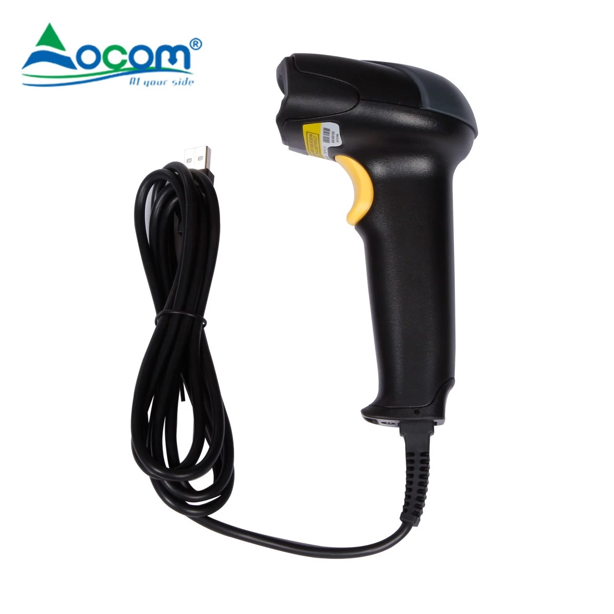 (OCBS-LA09)Auto Scanner Handheld Wired Auto Sense Barcode Scanner Code Reader With Stand