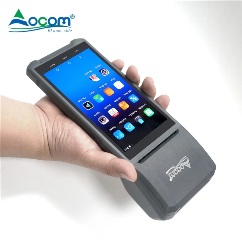 POS-Q8 charging base Portable 4G pos touch screen offline printer pos machine supermarket