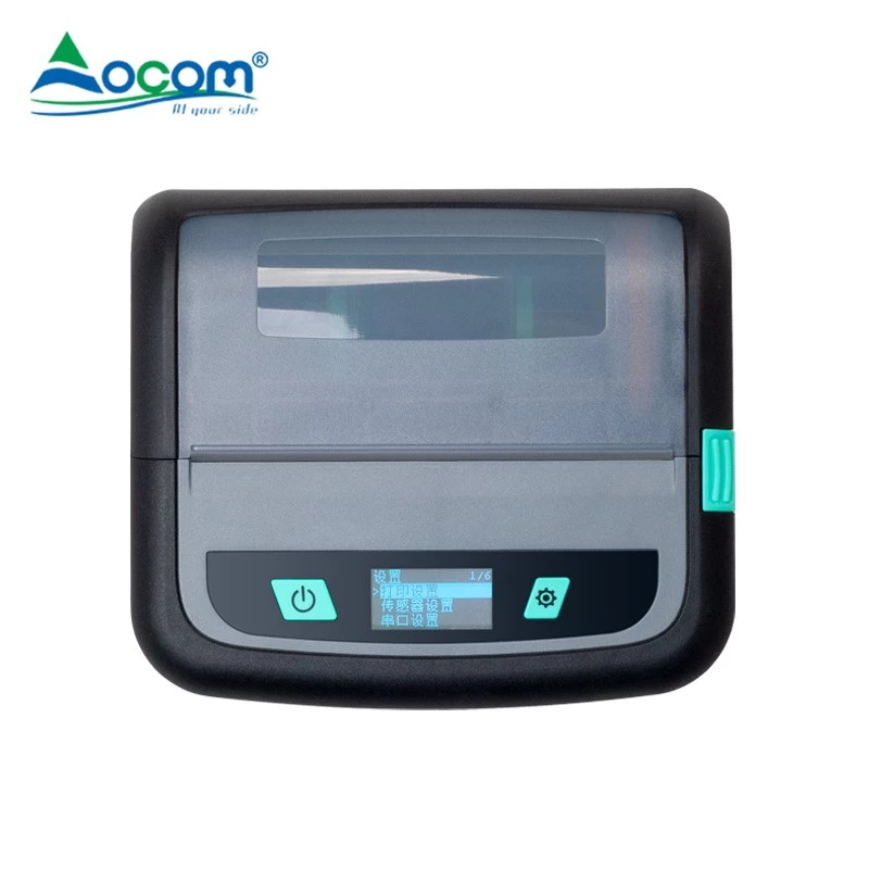 Machine d'imprimante d'étiquettes d'autocollant de code-barres thermique  portable de qualité industrielle de 4 pouces avec écran LCD