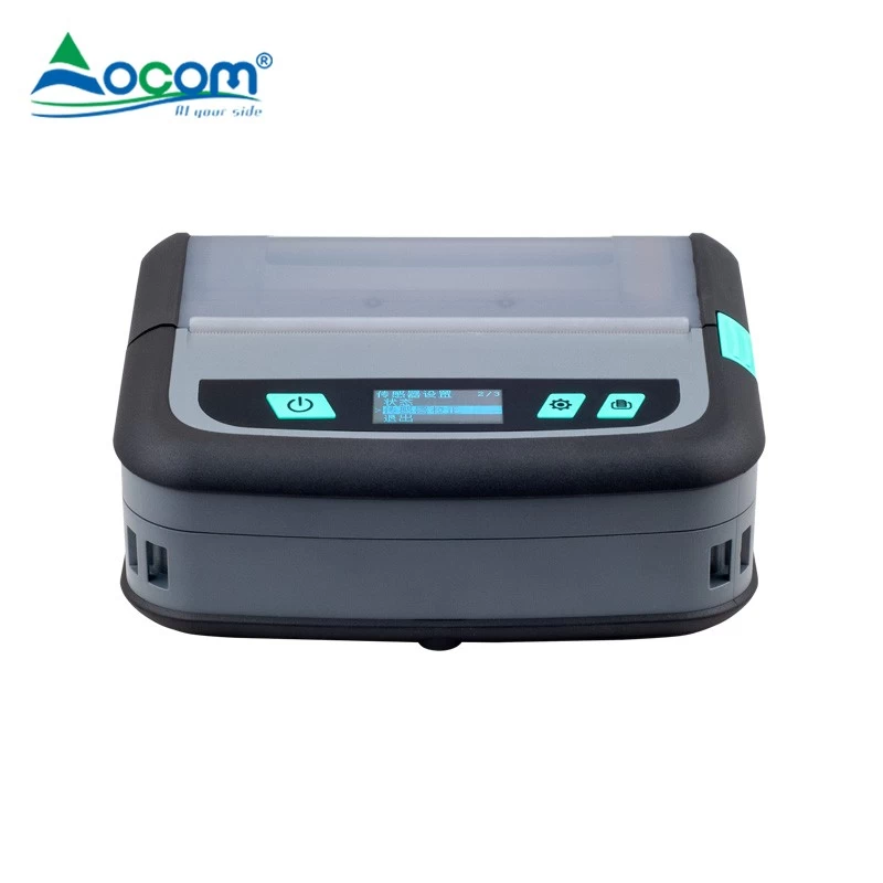 （OCBP-M1003）4 inch Industrial Grade Mini Portable Thermal Barcode Sticker Label Printer Machine with LCD Screen