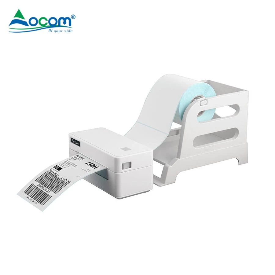 OCBP-018 4 inch package address label stickers printer adhesive price tag thermal label barcode printer
