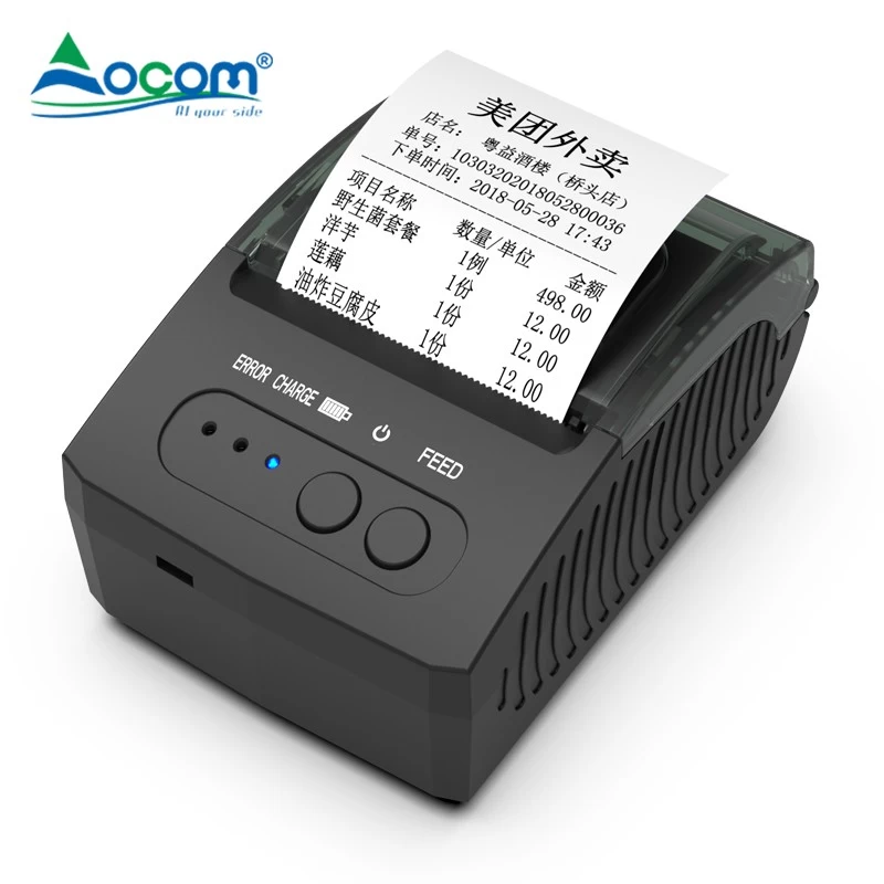 L'imprimante thermique portable small ticket de 58 mm prend en charge la  machine Bluetooth De ticket de caisse