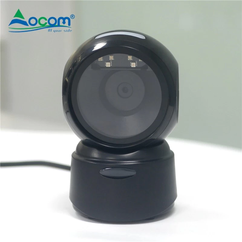 OCBS-T218 High Quality Supermarket Handfree 2D Omnidirectional Barcode Scanner