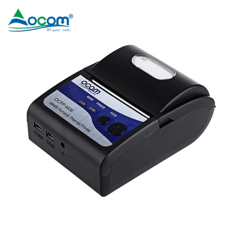 (OCPP-M06)Printer Wholesale Impresora Black 58mm Mini Blue Tooth Mobile Receipt Portable Printer