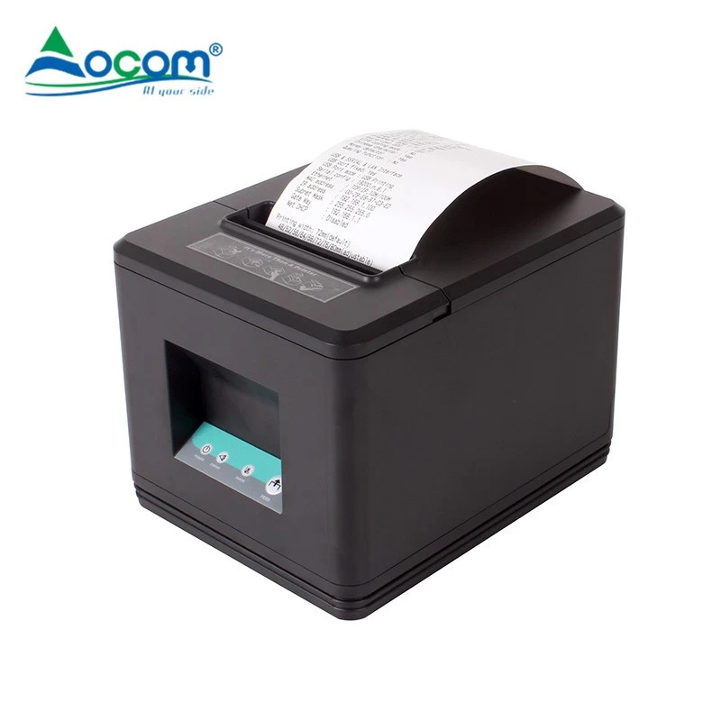 OCPP-80T Desktop 3 inch supermarket invoice billing printer 80mm android thermal pos printer with cutter