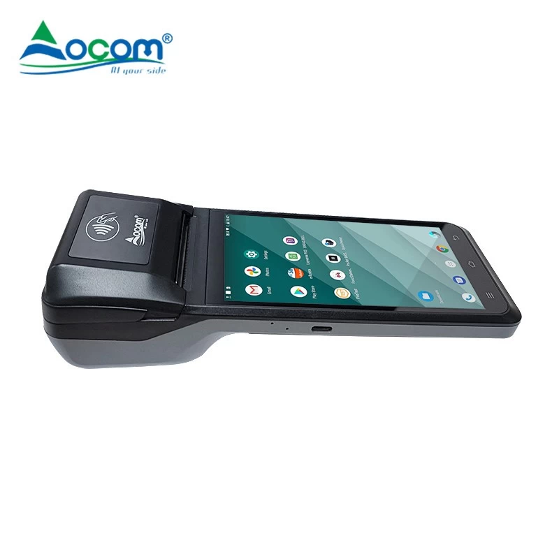 terminale di pagamento scanner Android contatore di cassa punto vendita pos  portatile con stampante da 58 mm