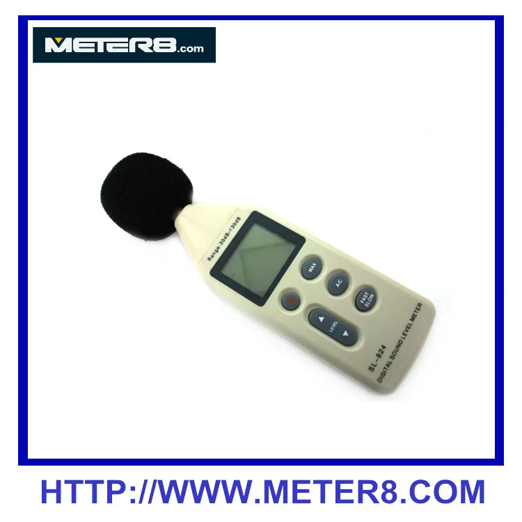 SL824 digitale geluidsniveau -meter, geluidsmeter, geluidsruismeter