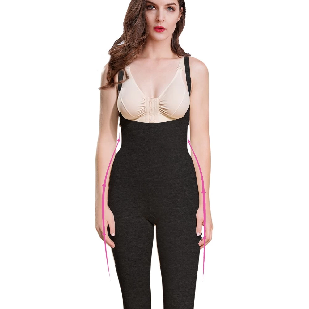 S-SHAPER Fajas Colombian Post Surgery Girdle With Both Side Zipper Support Fat Transfer Shapewear Manufacturers