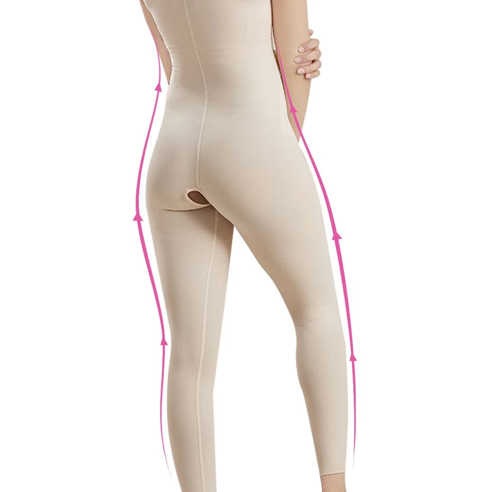 S-SHAPER Fajas Colombian Post Surgery Girdle With Long Length Compression Support Fat Transfer Surgical Shapewear On Sale