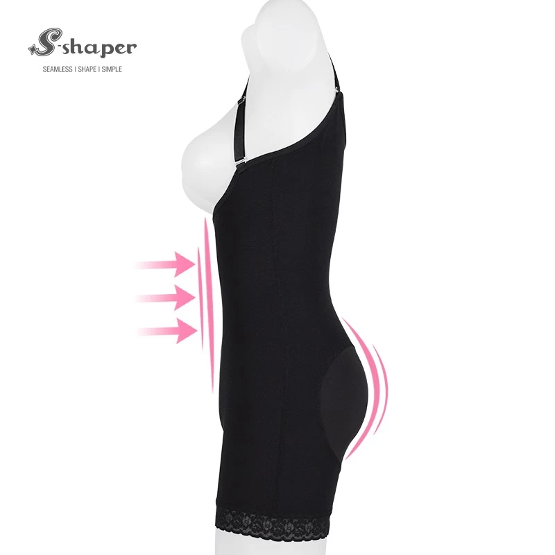 S-SHAPER Fajas Comlumbian Post Surgery Shapewear High Compression Open Crotch Bodysuit Support Fat Transfer Surgical Shapewear