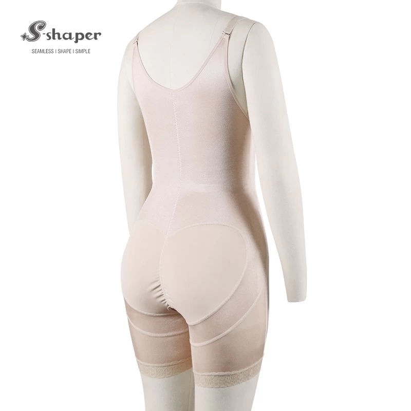 S-SHAPER Wholesales Fajas Colombian Post Surgical Shapewear High Compression Mid Thigh Bodysuit Support Fat Transfer Surgical Shapewear
