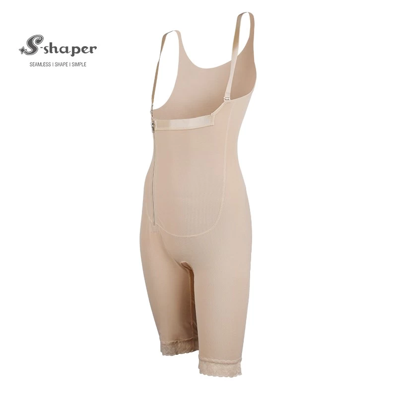 S-SHAPER Fajas Colombian Post Surgery Shapewear Compression Mid Thigh Bodysuit Support Fat Transfer Surgical Shapewear
