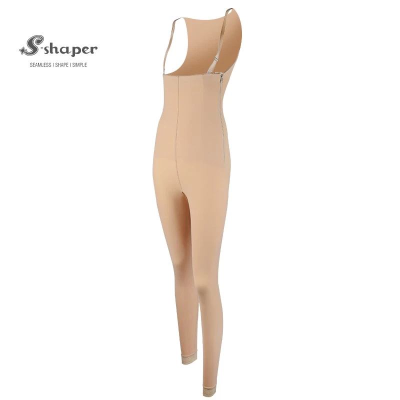 S-SHAPER Fajas Colombian Post Surgery Shapewear Compression Zipper Bodysuit Support Fat Transfer Surgical Shapewear