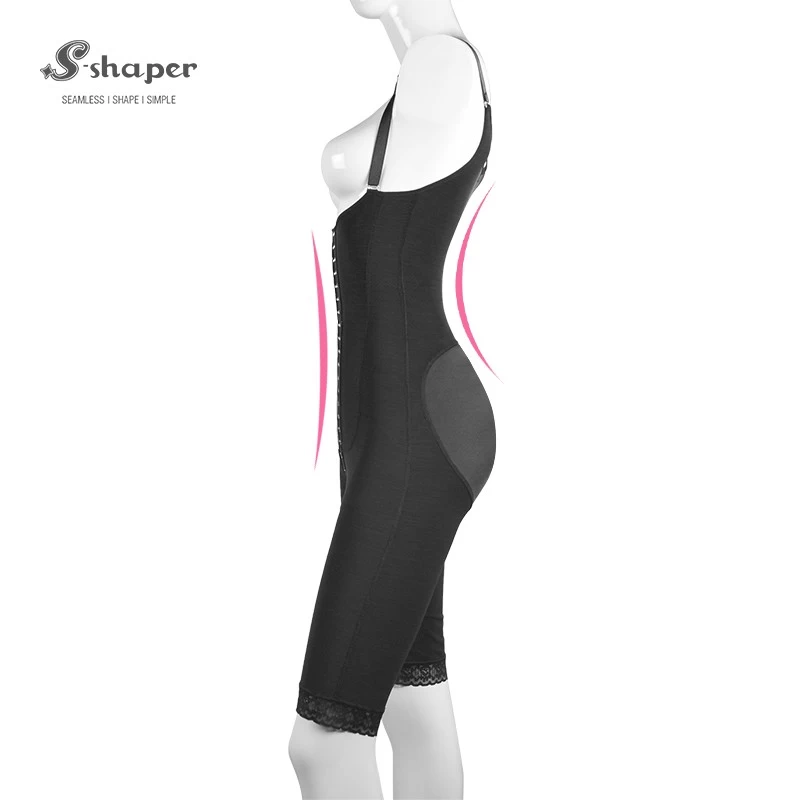 S-SHAPER’s Fajas Colombian Post Surgery Shapewear Butt Lifter Bodysuit Support Fat Transfer Surgical Shapewear