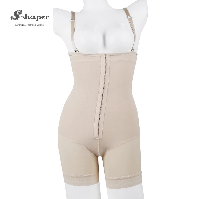 S-SHAPER Fajas Colombian Post Surgery Shapewear factory High Waist Bodysuit  Support Fat Transfer Surgical Shapewear