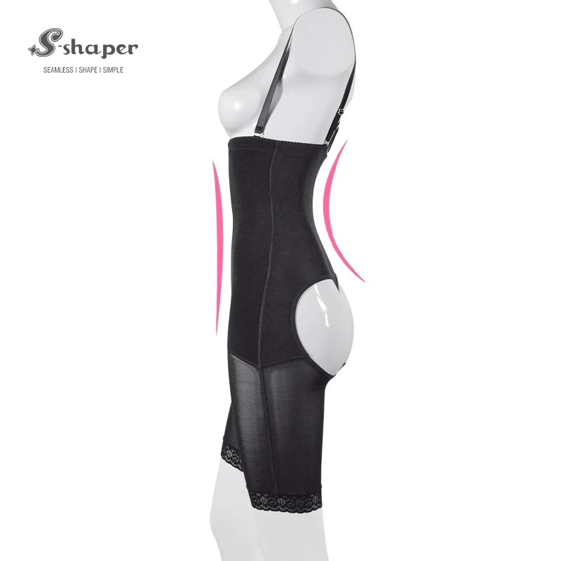 S-SHAPER Fajas Colombian Post Surgery Shapewear High Waist Butt Lifter Bodysuit Manufacturer Support Fat Transfer Surgical Shapewear
