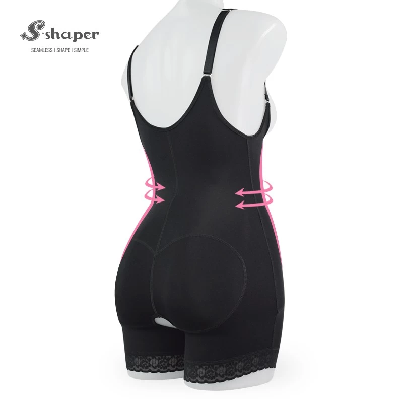 S-SHAPER’s Fajas Colombian Post Surgery Shapewear Open Crotch Bodysuit Wholesales Support Fat Transfer Surgical Shapewear
