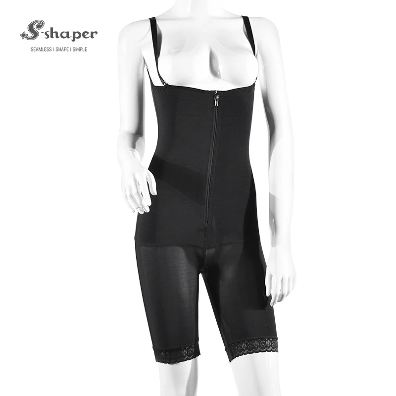 S-SHAPER Fajas Colombian Post Surgery Shapewear Manufacturer Open Butt Bodysuit Support Fat Trandfer Surgical Shapewear