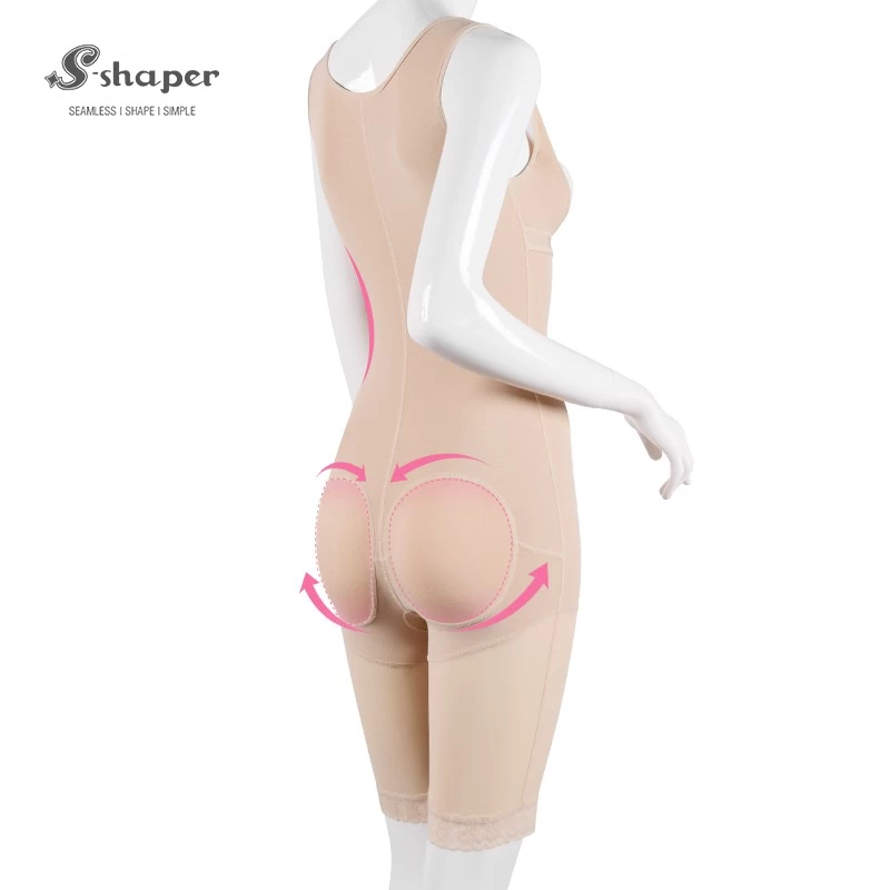 S-SHAPER Factory Fajas Colombian Post Surgery Shapewear Slim Bodysuit With Zipper Support Fat Transfer Surgical Shapewear